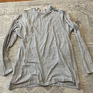 Free People We the Free oversized long sleeve t-shirt striped